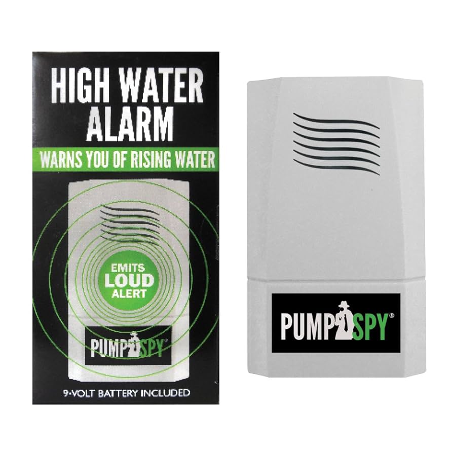 PumpSpy Battery Operated High Water Alarm - Water Detector